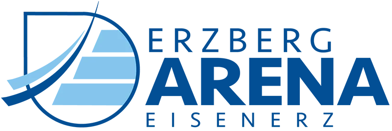 Logo von ErzbergArena mit Schriftzug.